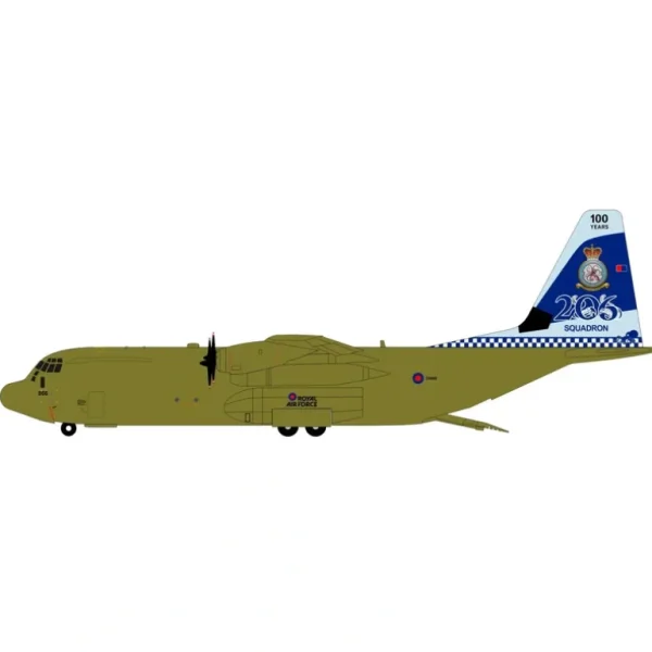*Inflight IF130CLEVE866 1:200 RAF C-130J "100 Years 2006 Squadron" - Miniature Marvels: Airplane Models & Painted Dice* Airplane Model