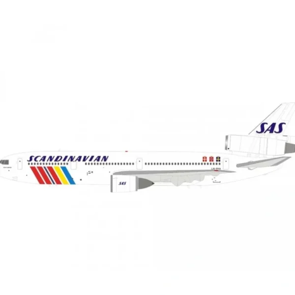 *InFlight IFDC10SK1218 1:200 SAS DC-10 LN-RKA - Miniature Marvels: Airplane Models & Painted Dice* Airplane Model