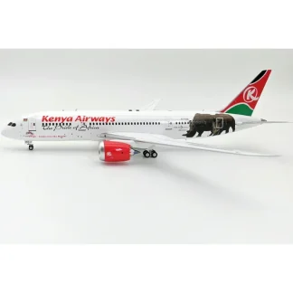 InFlight200 IF788KQ0923 Kenya Airways Boeing 787-8 Dreamliner 5Y-KZD - Miniature Marvels: Airplane Models & Painted Dice* Airplane Model
