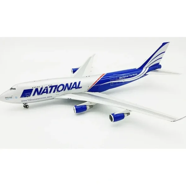 *Inflight IF747N8001 1:200 National Airlines Boeing 747-400 - Miniature Marvels: Airplane Models & Painted Dice* Airplane Model