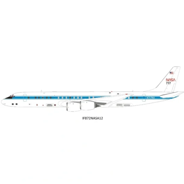 *InFlight IF862NASA12 1:200 NASA McDonnell Douglas DC-8-72 - Miniature Marvels: Airplane Models & Painted Dice* Airplane Model