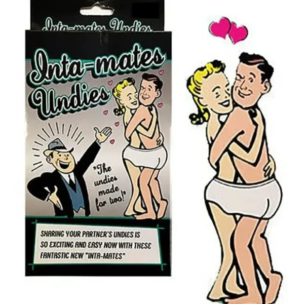 Sale Insta-Mates Undies For Two - Adult Sharing Underwear - GaG Joke Adult Gift - Miniature Marvels: Airplane Models & Painted Dice Egpull