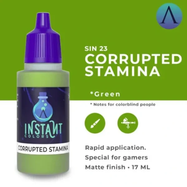Online Instant Colors: Corrupted Stamina S75 SIN-23 - Miniature Marvels: Airplane Models & Painted Dice Paint