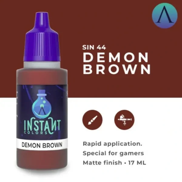 Outlet Instant Colors: Demon Brown S75 SIN-44 - Miniature Marvels: Airplane Models & Painted Dice Paint