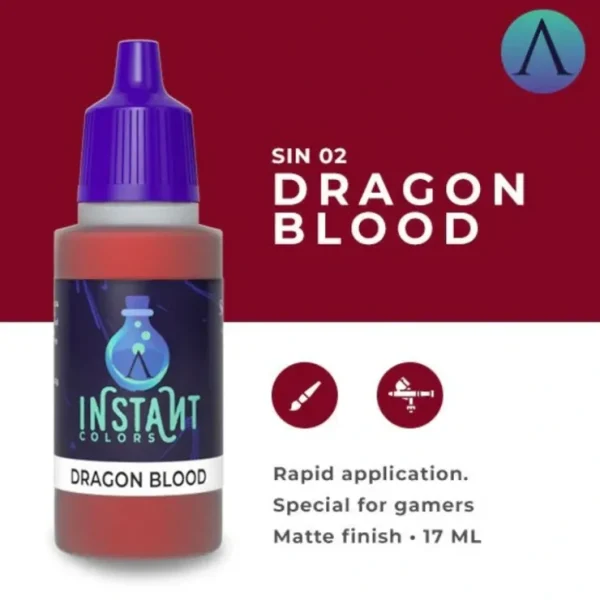 Shop Instant Colors: Dragon Blood S75 SIN-02 - Miniature Marvels: Airplane Models & Painted Dice Paint