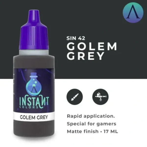 Shop Instant Colors: Golem Grey S75 SIN-42 - Miniature Marvels: Airplane Models & Painted Dice Paint