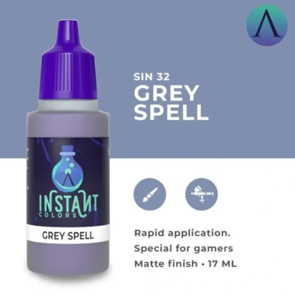 Shop Instant Colors: Grey Spell S75 SIN-32 - Miniature Marvels: Airplane Models & Painted Dice Paint