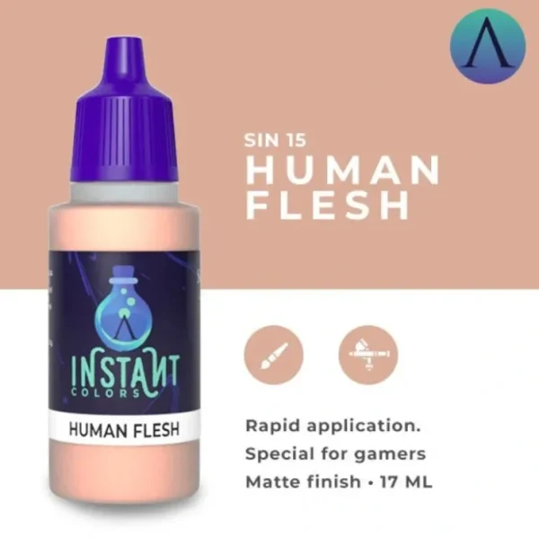 Best Instant Colors: Human Flesh S75 SIN-15 - Miniature Marvels: Airplane Models & Painted Dice Paint