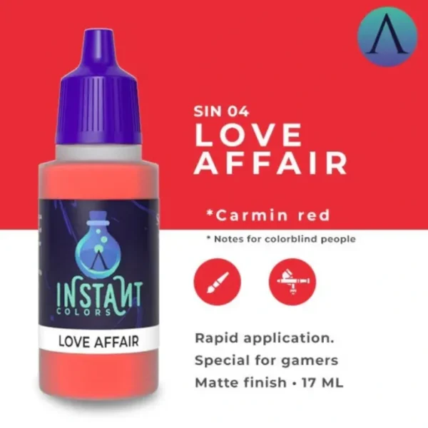 Best Sale Instant Colors: Love Affair S75 SIN-04 - Miniature Marvels: Airplane Models & Painted Dice Paint