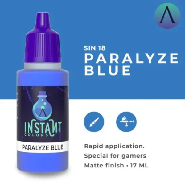 Shop Instant Colors: Paralyze Blue S75 SIN-18 - Miniature Marvels: Airplane Models & Painted Dice Paint