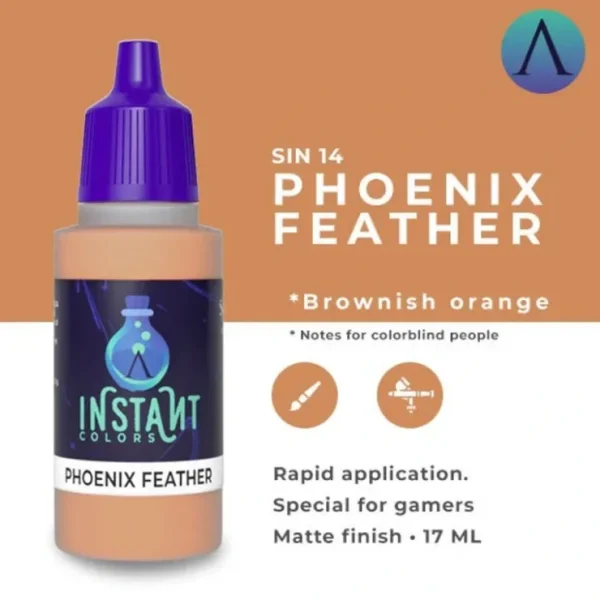 Clearance Instant Colors: Phoenix Feather S75 SIN-14 - Miniature Marvels: Airplane Models & Painted Dice Paint