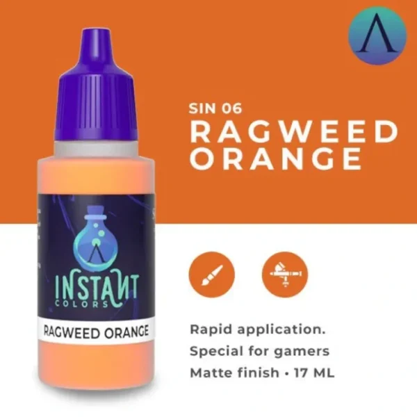 Flash Sale Instant Colors: Ragweed Orange S75 SIN-06 - Miniature Marvels: Airplane Models & Painted Dice Paint