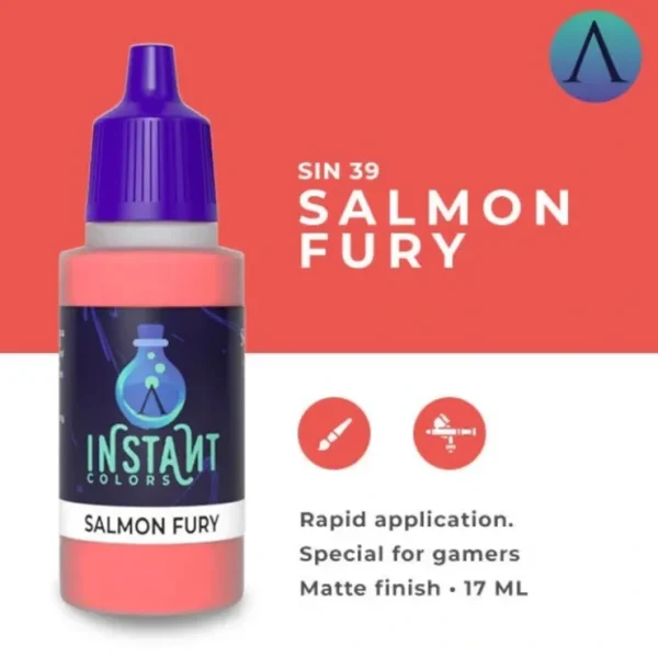 Cheap Instant Colors: Salmon Fury S75 SIN-39 - Miniature Marvels: Airplane Models & Painted Dice Paint