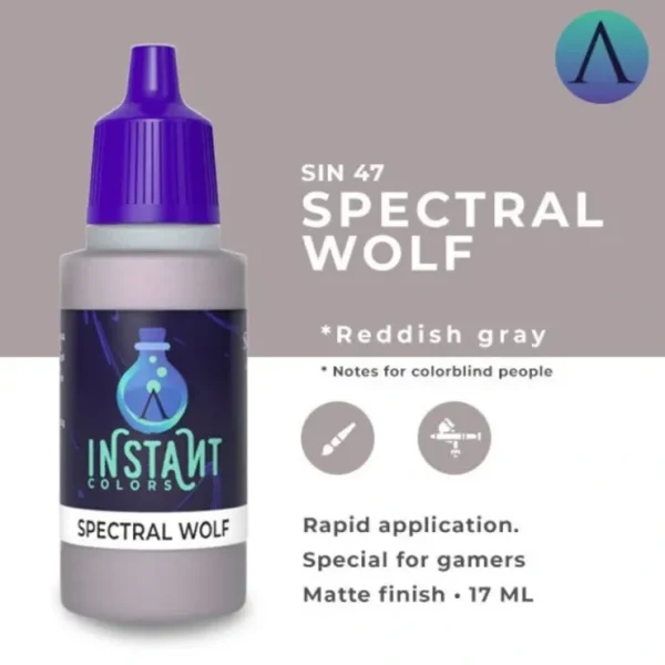 Cheap Instant Colors: Spectral Wolf S75 SIN-47 - Miniature Marvels: Airplane Models & Painted Dice Paint