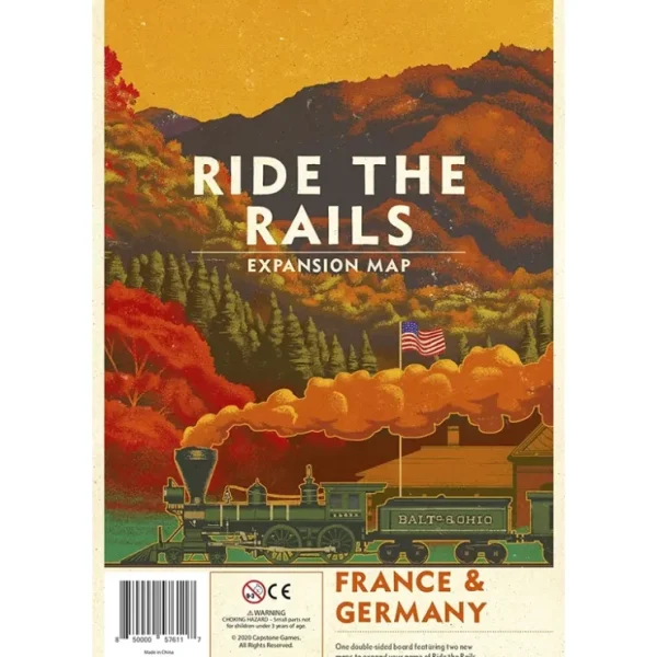 Flash Sale Iron Rail #2: Ride the Rails - France & Germany Map Expansion CSG IR202 - Miniature Marvels: Airplane Models & Painted Dice Board Game