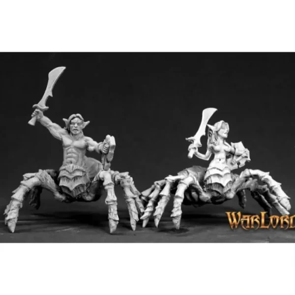 Hot Isiri Arachnid Warriors (4): Warlord RPR 06207 - Miniature Marvels: Airplane Models & Painted Dice Miniature