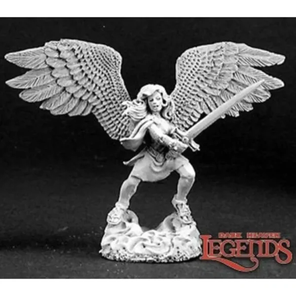 Hot Ithuriel, Female Angel: Dark Heaven Legends RPR 03143 - Miniature Marvels: Airplane Models & Painted Dice Miniature