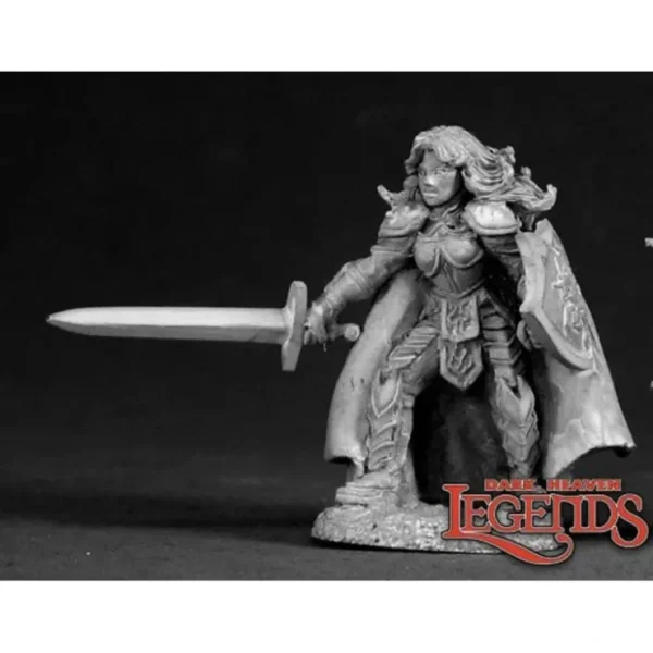 Cheap Jana Blackfire, Female Warrior: Dark Heaven Legends RPR 03006 - Miniature Marvels: Airplane Models & Painted Dice Miniature