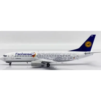 JC Wings EW2733001 1:200 Lufthansa Boeing 737-300 "Fanhansa" - Miniature Marvels: Airplane Models & Painted Dice* Airplane Model