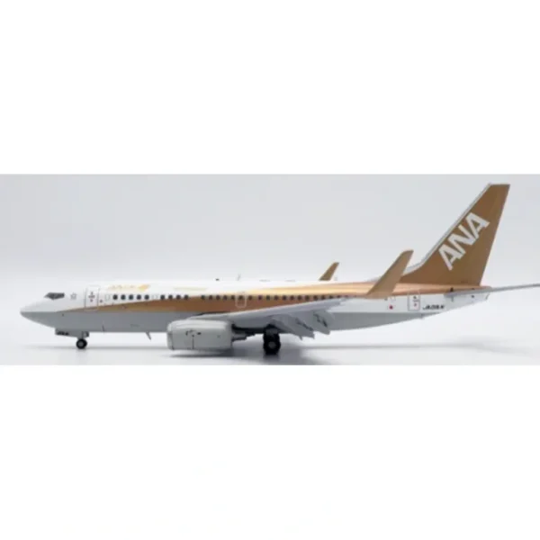 JC Wings EW2737001A 1:200 ANA Boeing 737-700 JA01AN "Gold" (Flaps Down) - Miniature Marvels: Airplane Models & Painted Dice* Airplane Model