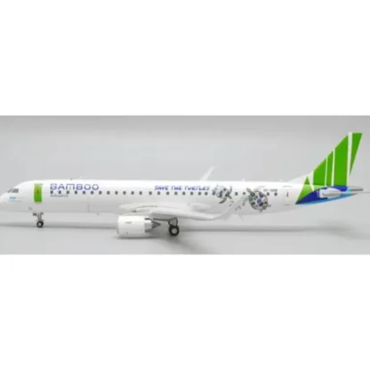 JC Wings JC2BAV0078 1:200 Bamboo Airways Embraer 190-200LR OY-GDB "Save the Turtles" - Miniature Marvels: Airplane Models & Painted Dice* Airplane Model