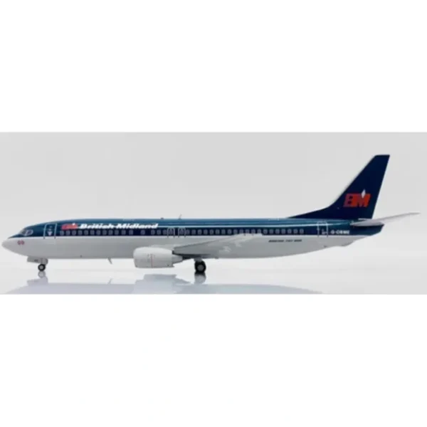 JC Wings JC2BMA0260 1:200 British Midland Boeing 737-400 G-OBME - Miniature Marvels: Airplane Models & Painted Dice* Airplane Model