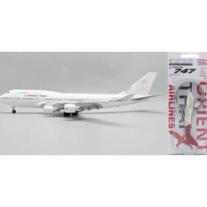 JC Wings LH2OEA255 1:200 Orient Thai Airlines Boeing 747-400 HS-STC (with FWDP keychain) - Miniature Marvels: Airplane Models & Painted Dice* Airplane Model