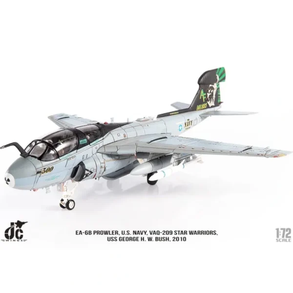 JC Wings Military JCW-72-EA6B-004 1:72 U.S Navy EA-6B Prowler VAQ-209 Star Warriors, 2010 - Miniature Marvels: Airplane Models & Painted Dice* Airplane Model