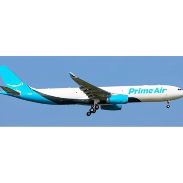 JC Wings SA4HAL031 1:400 Amazon Prime Air Airbus A330-300P2F - Miniature Marvels: Airplane Models & Painted Dice* Airplane Model