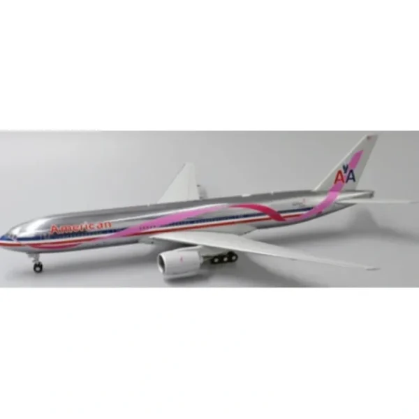 JC Wings XX2192 1:200 American Airlines Boeing 777-200ER "Pink Ribbon" N759AN - Miniature Marvels: Airplane Models & Painted Dice* Airplane Model