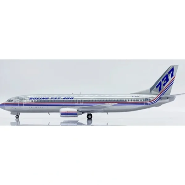JC Wings XX20389 1:200 Boeing House Color 737-400 "Polished" N73700 - Miniature Marvels: Airplane Models & Painted Dice* Airplane Model