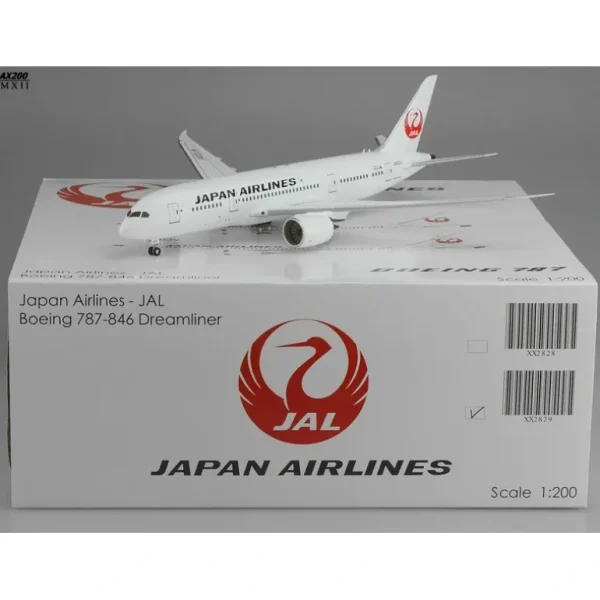 Jc Wings XX2829 1:200 JAL Boeing 787-800 - Miniature Marvels: Airplane Models & Painted Dice* Airplane Model