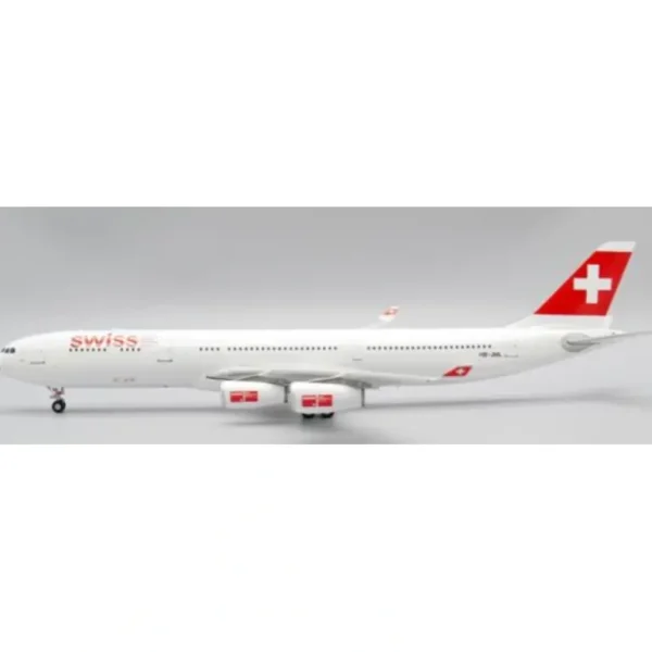 JC Wings XX20213 1:200 Swiss Airbus A340-300 - Miniature Marvels: Airplane Models & Painted Dice* Airplane Model