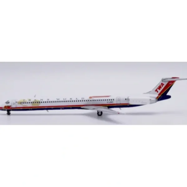 JC Wings XX40187 1:400 TWA McDonnell Douglas MD-83 "Wings of Pride" EI-BWD - Miniature Marvels: Airplane Models & Painted Dice* Airplane Model