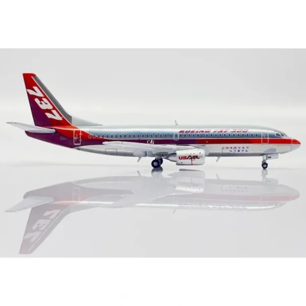 JC Wings XX4487 1:400 US Air Boeing 737-300 - Miniature Marvels: Airplane Models & Painted Dice* Airplane Model