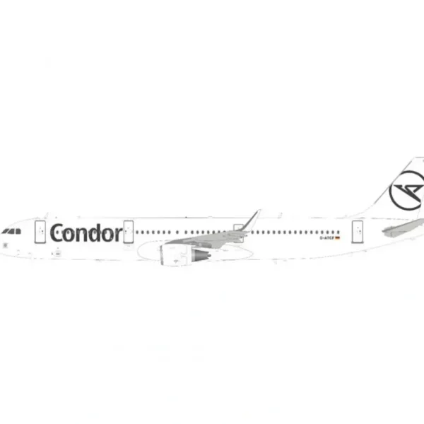 JFox 1:200 JF-A321-015 Condor Airbus A321 D-ATCF - Miniature Marvels: Airplane Models & Painted Dice* Airplane Model
