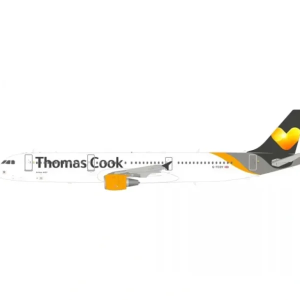 JFox 1:200 JF-A321-005 Thomas Cook Airbus A321 G-TCDY - Miniature Marvels: Airplane Models & Painted Dice* Airplane Model
