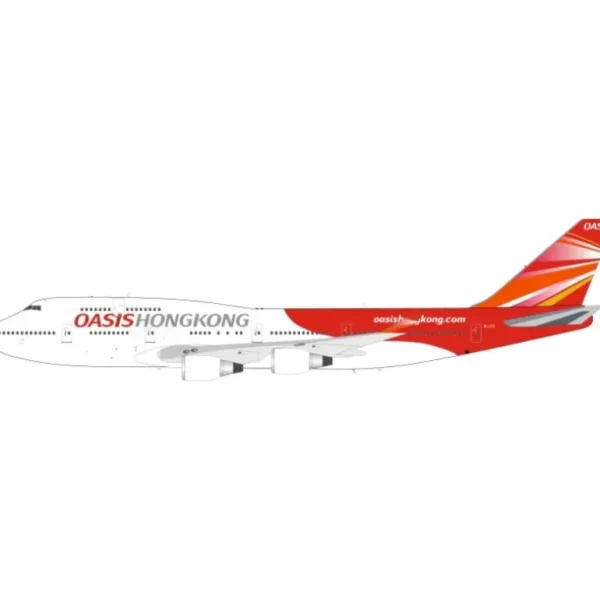 *JFox 1:200 Oasis Hong Kong Boeing 747-400 JF-747-4-024 - Miniature Marvels: Airplane Models & Painted Dice* Airplane Model
