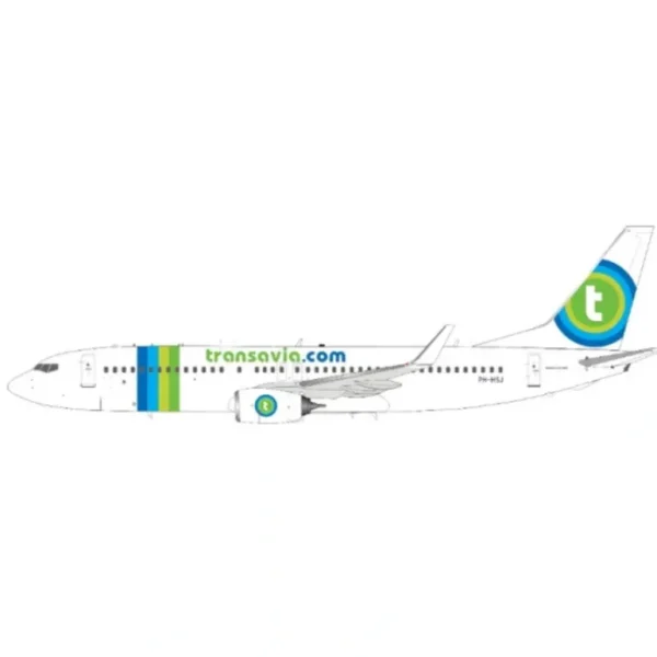 Jfox JF-737-8-012 1:200 Transavia Boeing 737-800 - Miniature Marvels: Airplane Models & Painted Dice* Airplane Model