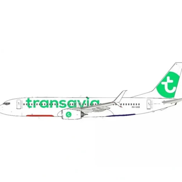 *JFox JF-737-8-026 1:200 Transavia Boeing 737-800 PH-HXB - Miniature Marvels: Airplane Models & Painted Dice* Airplane Model