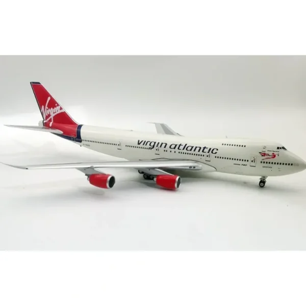 JFox JF-747-2-034 1:200 Virgin Atlantic Boeing 747-200 - Miniature Marvels: Airplane Models & Painted Dice* Airplane Model