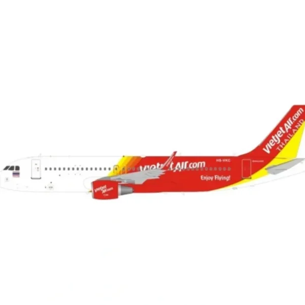 Jfox JF-A320-003 1:200 A320-200 Vietjet Thailand HS-VKC - Miniature Marvels: Airplane Models & Painted Dice* Airplane Model