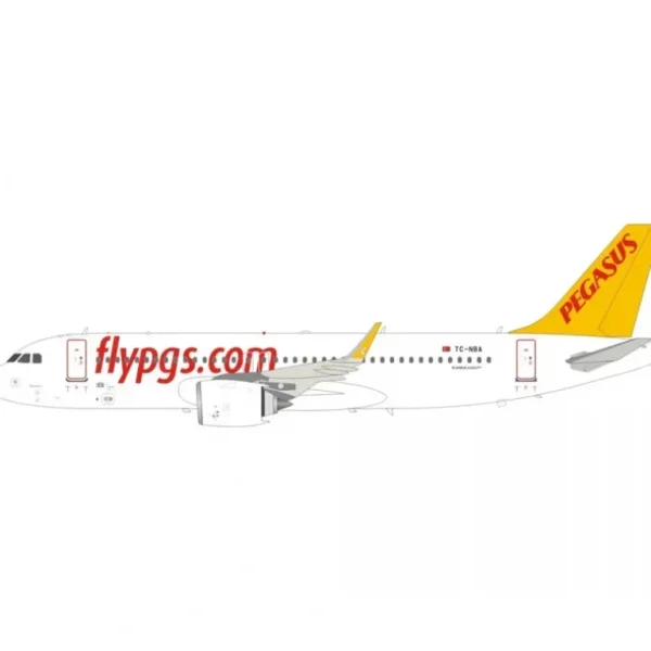 Jfox JF-A320-038 1:200 Airbus A320 Neo Pegasus TC-NBA - Miniature Marvels: Airplane Models & Painted Dice* Airplane Model