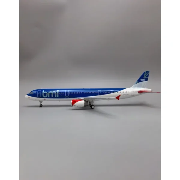 *JFox JF-A321-042 1:200 BMI British Midland Airbus A321-231 G-MEDJ - Miniature Marvels: Airplane Models & Painted Dice* Airplane Model
