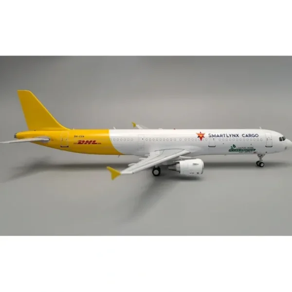 JFox JF-A321-032 1:200 SmartLynx Cargo DHL Airbus A321-211 - Miniature Marvels: Airplane Models & Painted Dice* Airplane Model
