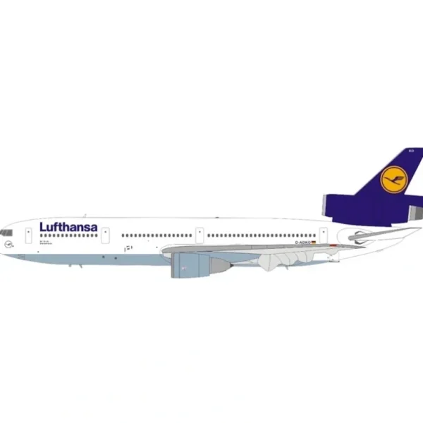 JFox JF-DC10-3-010 1:200 Lufthansa McDonnell Douglas DC-10-30 - Miniature Marvels: Airplane Models & Painted Dice* Airplane Model
