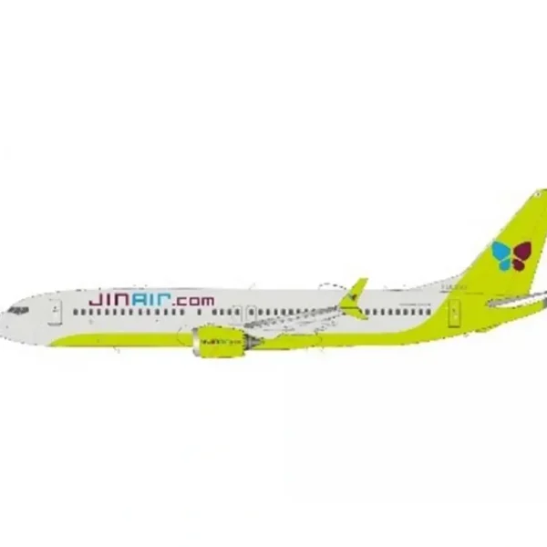 JFox JF-737-8M-004 1:200 JinAir Boeing 737 Max 8 - Miniature Marvels: Airplane Models & Painted Dice* Airplane Model