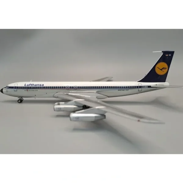 JFox JF-707-3-005P Lufthansa 707-330C Polished D-ABOX - Miniature Marvels: Airplane Models & Painted Dice* Airplane Model