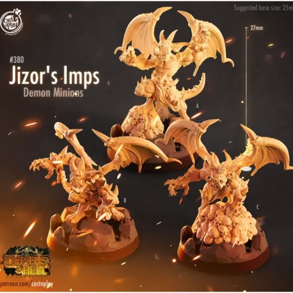 Discount Jizor's Imps - Miniature Marvels: Airplane Models & Painted Dice Miniature