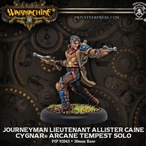 Cheap Journeyman Lietenant Allister Caine: Cygnar - Solo PIP 92043 - Miniature Marvels: Airplane Models & Painted Dice Miniature